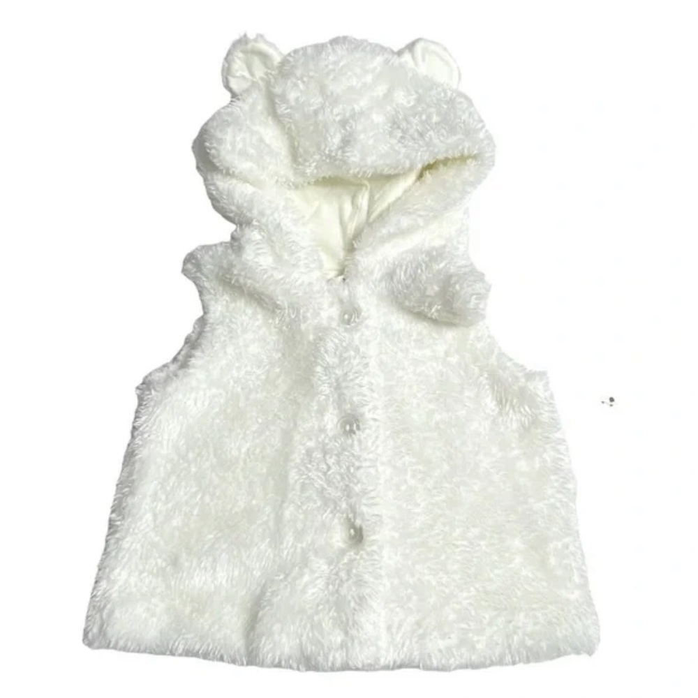 Harper Canyon Vest Wubby Teddy Ivory Teddy Ear Vest
